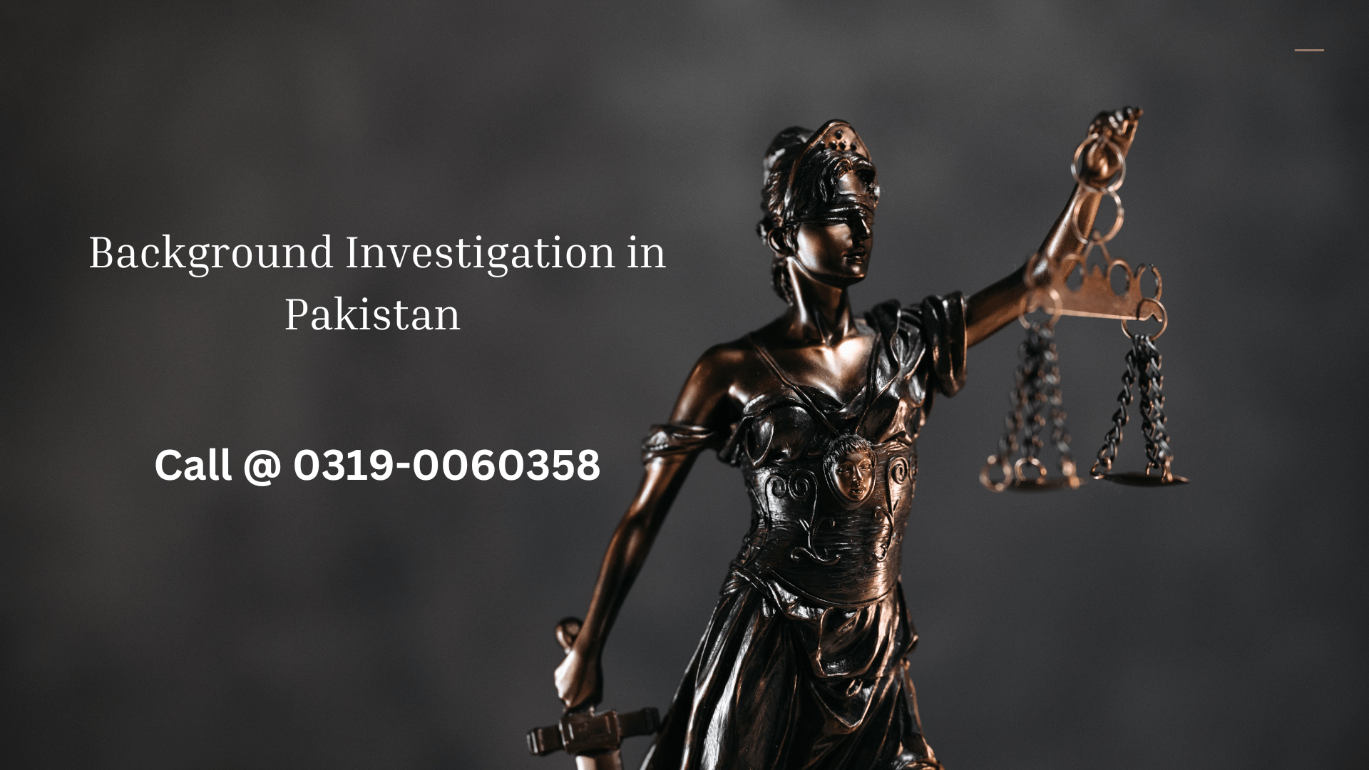 Background Inbestigation in Pakistan